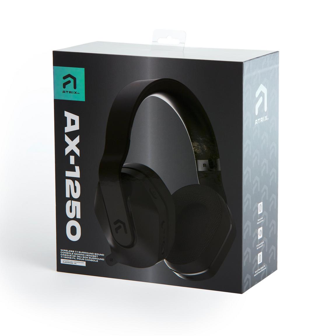 Atrix AX-1250 Wireless Headset for PlayStation and PC - Image 2